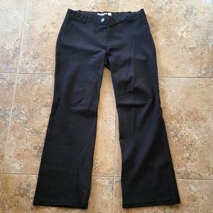 Betabrand Dress Pant Flared Yoga Pants, Size XL, Black